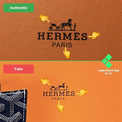 hermes labels fake